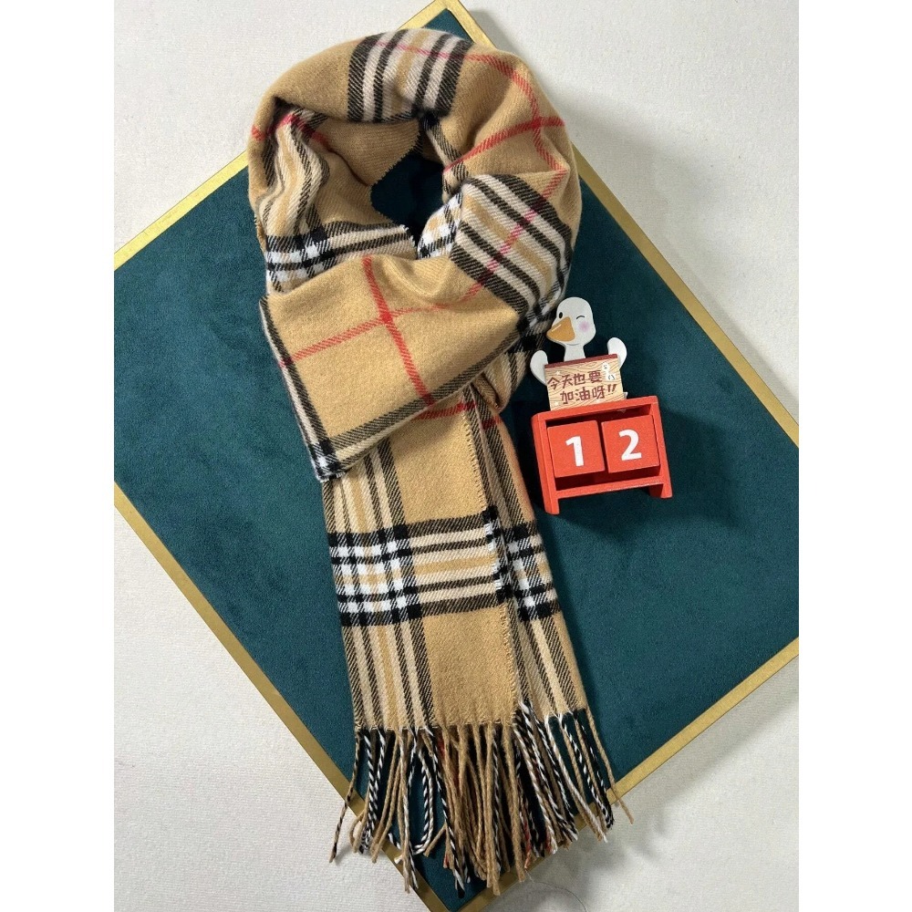 Wool Scarf Men - Cashmere Warm Scarf for Women Design