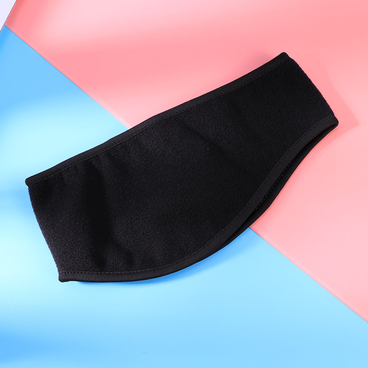 Unisex Black Winter Ear Warmer - Fleece Ear Warmer Band avaliação e preço