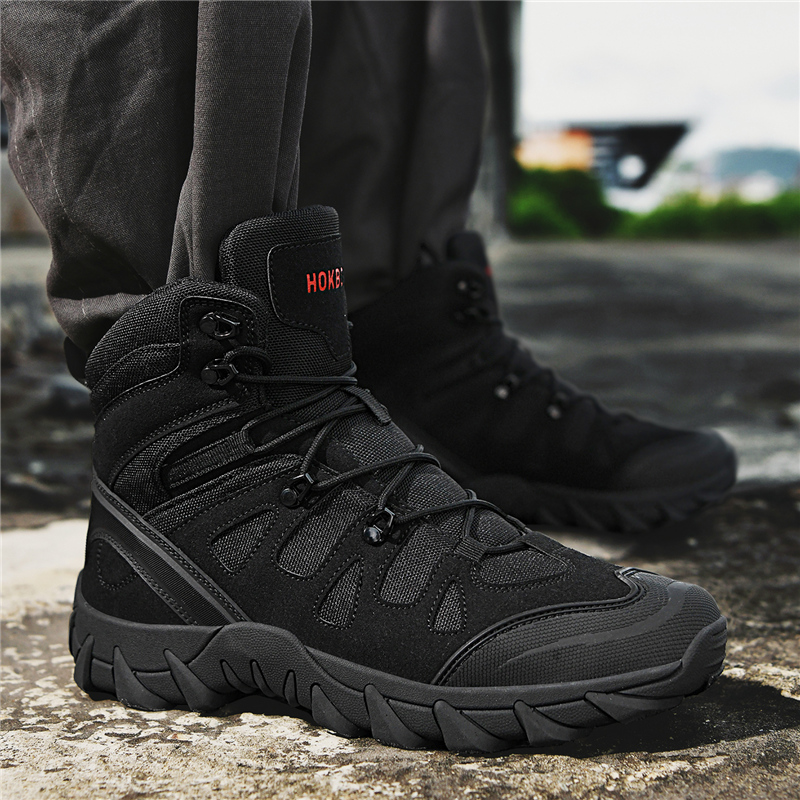 Men New Tactical Boots Trainin - Waterproof Winter Boot avaliação e preço