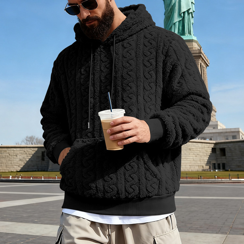 Men's Fleece Hoodie Winter War - Sherpa Hoodie Fleece avaliação e preço
