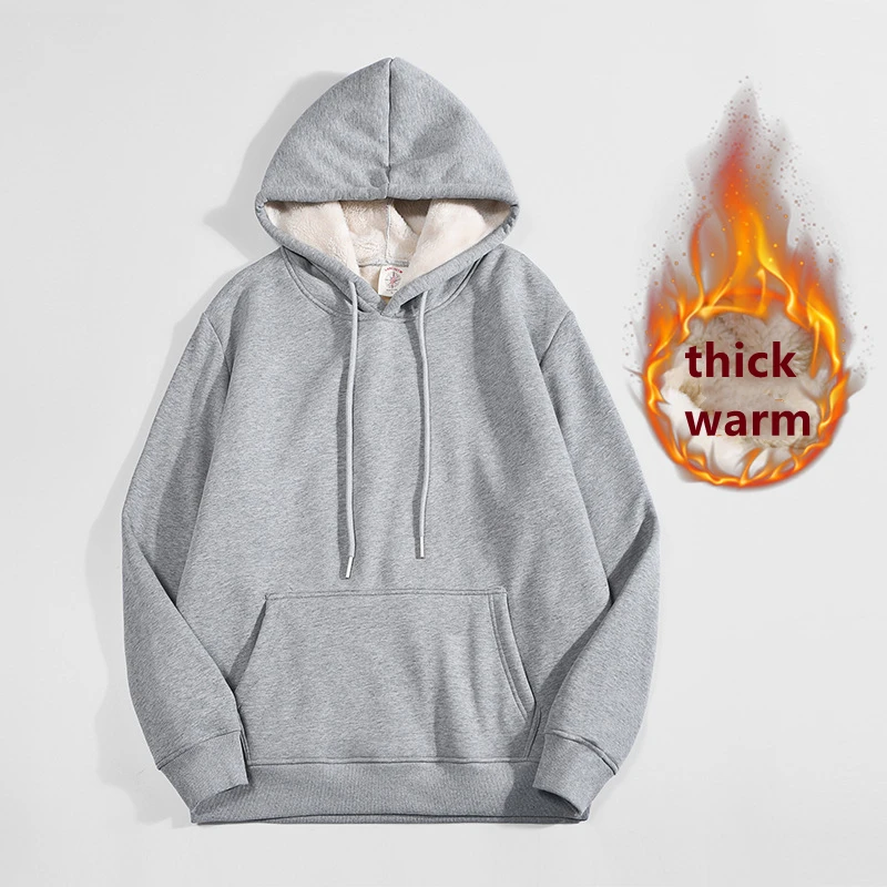 High Quality Gray Thicken Flee - Sherpa Hoodie Fleece avaliação e preço