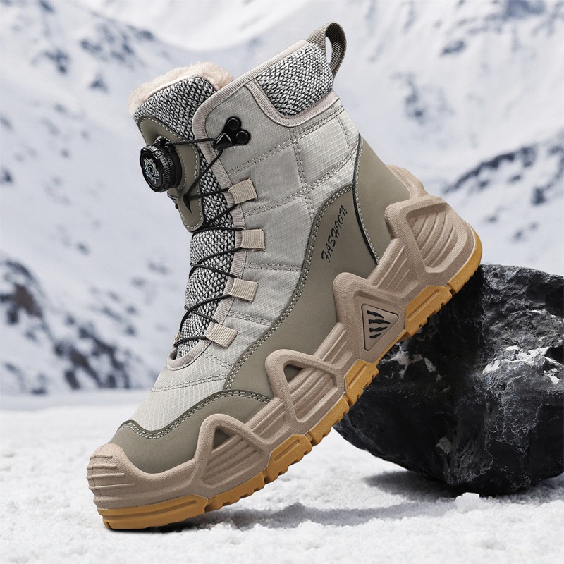 Warm Fur Outdoor Mens Combat T - Waterproof Winter Boot avaliação e preço