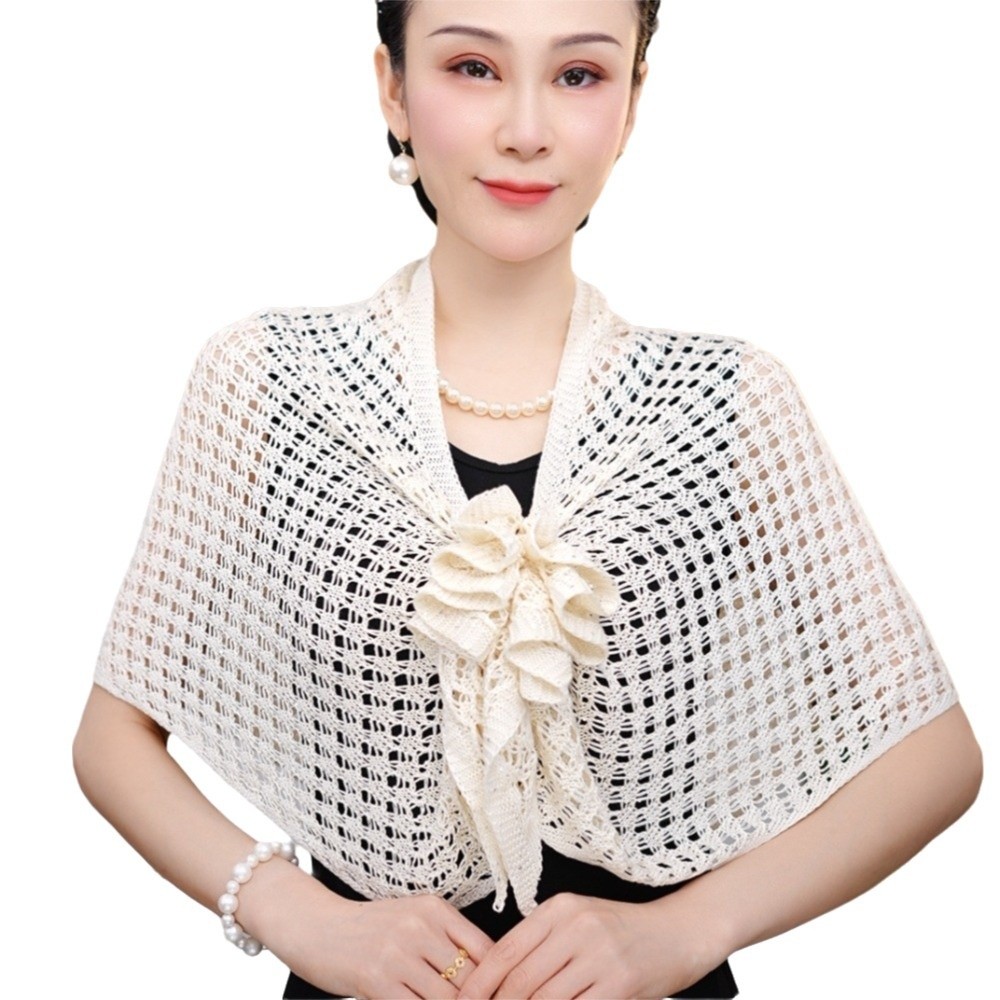 Sparkly Design Hollow Out Card - Shawl Wrap Winter avaliação e preço