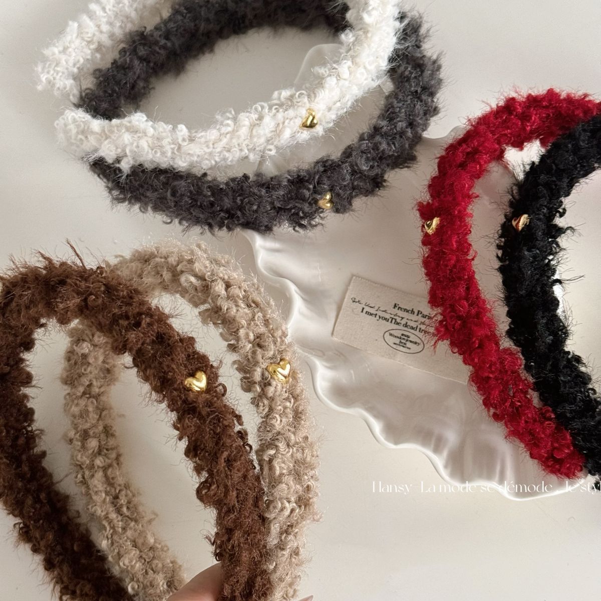 Winter Fleece Plush Headbands  - Winter Headband Fleece avaliação e preço