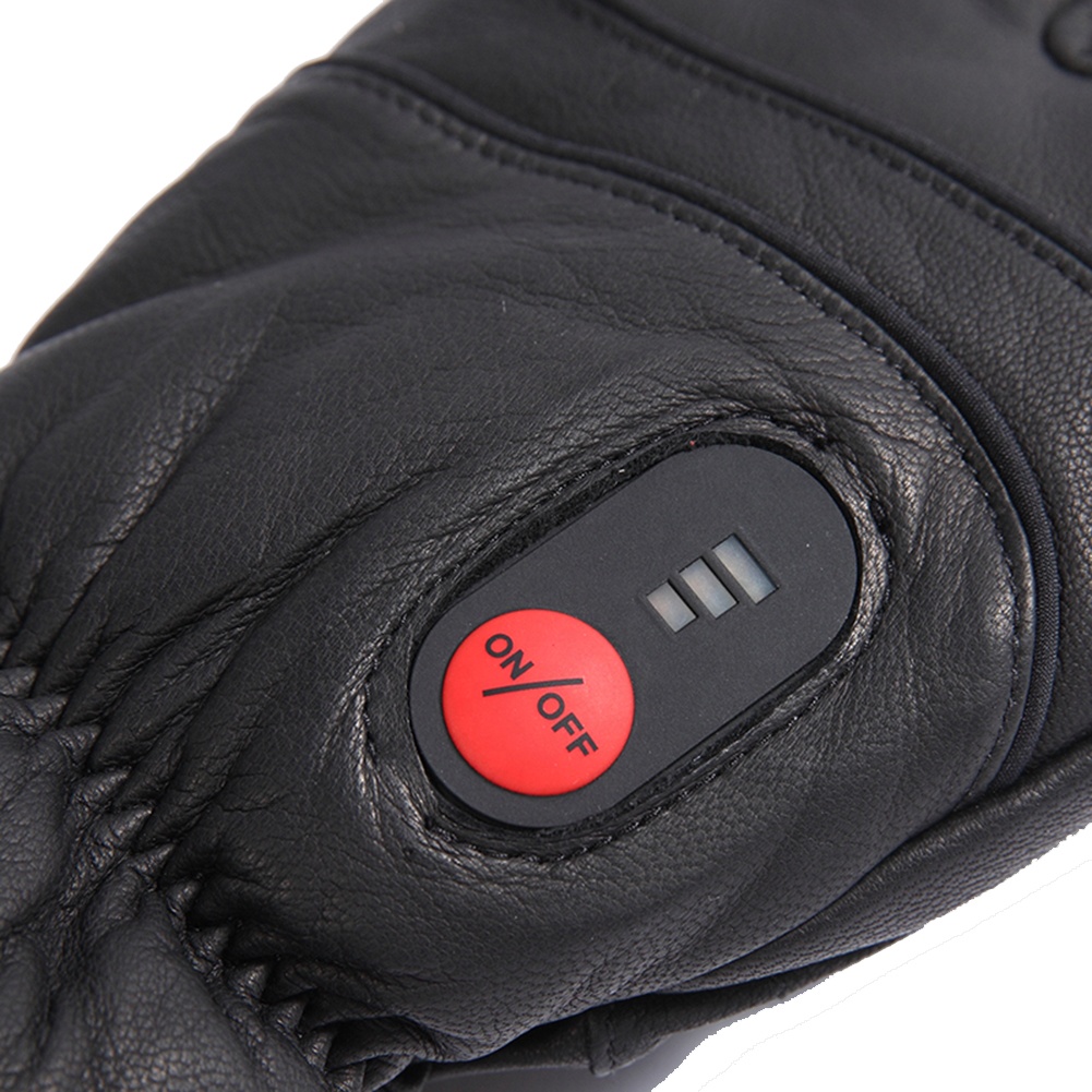 Heated Leather Gloves Men Wome - Touch Screen Gloves avaliação e preço