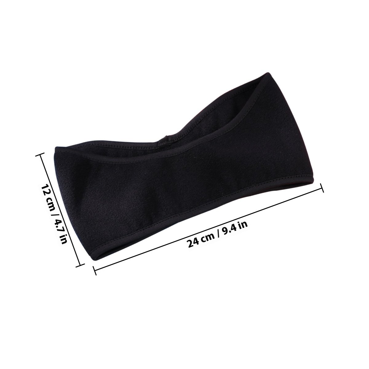 Unisex Black Ear Warmer Headba - Fleece Ear Warmer Band avaliação e preço