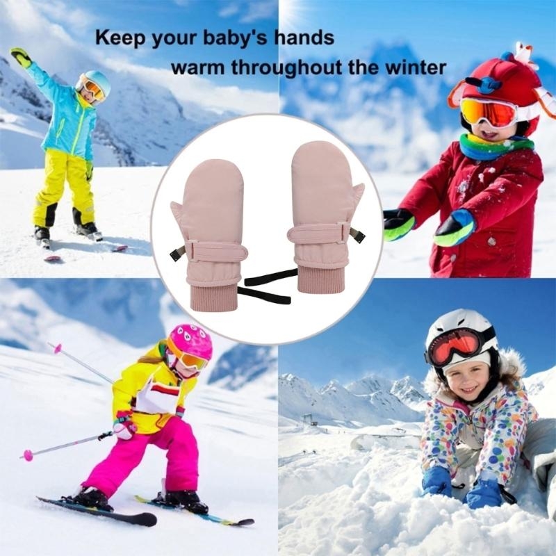J15U Warm Baby Toddler Winter  - Snow Glove Insulated avaliação e preço