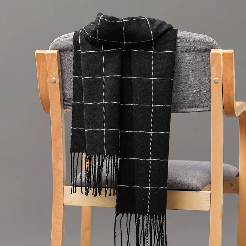 2023 New Winter Men Scarf Keep - Wool Scarf Men avaliação e preço