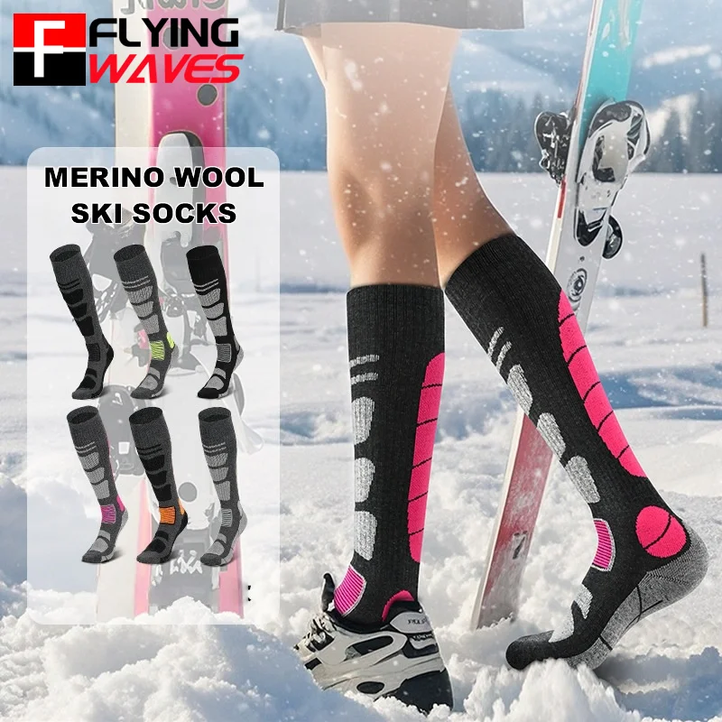 1 Pair Merino Wool Ski Socks M - Thermal Sock Wool avaliação e preço