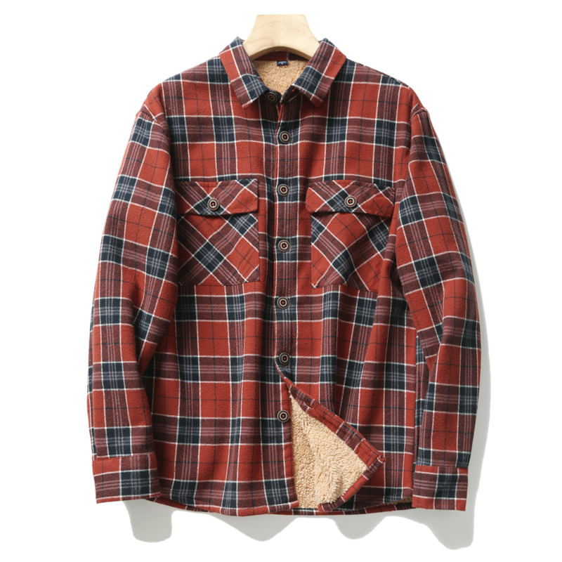 Men's Plaid Flannel Shirts Jac - Flannel Shirt Lined avaliação e preço