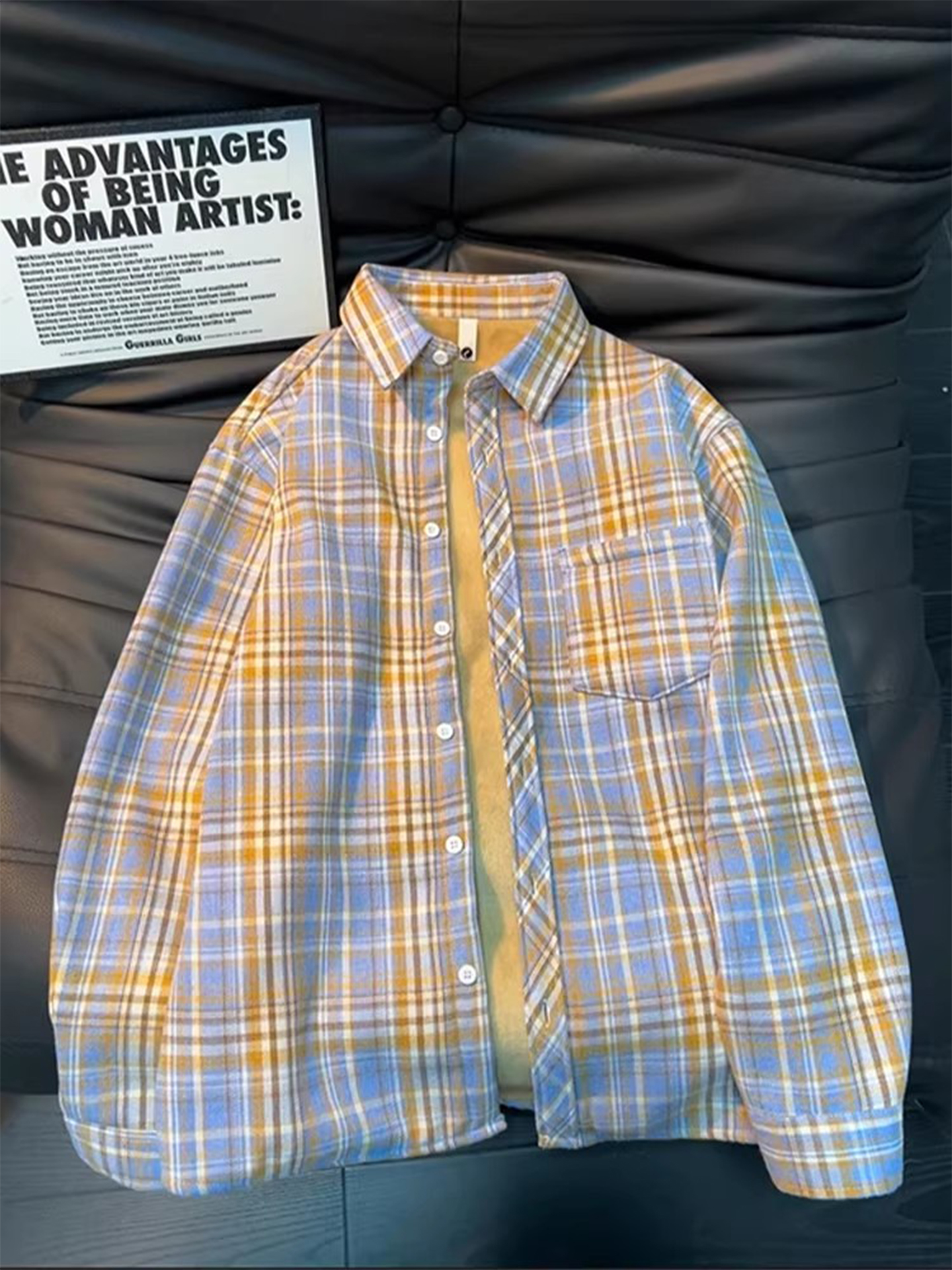 Men's Vintage Plaid Flannel Sh - Flannel Shirt Lined avaliação e preço