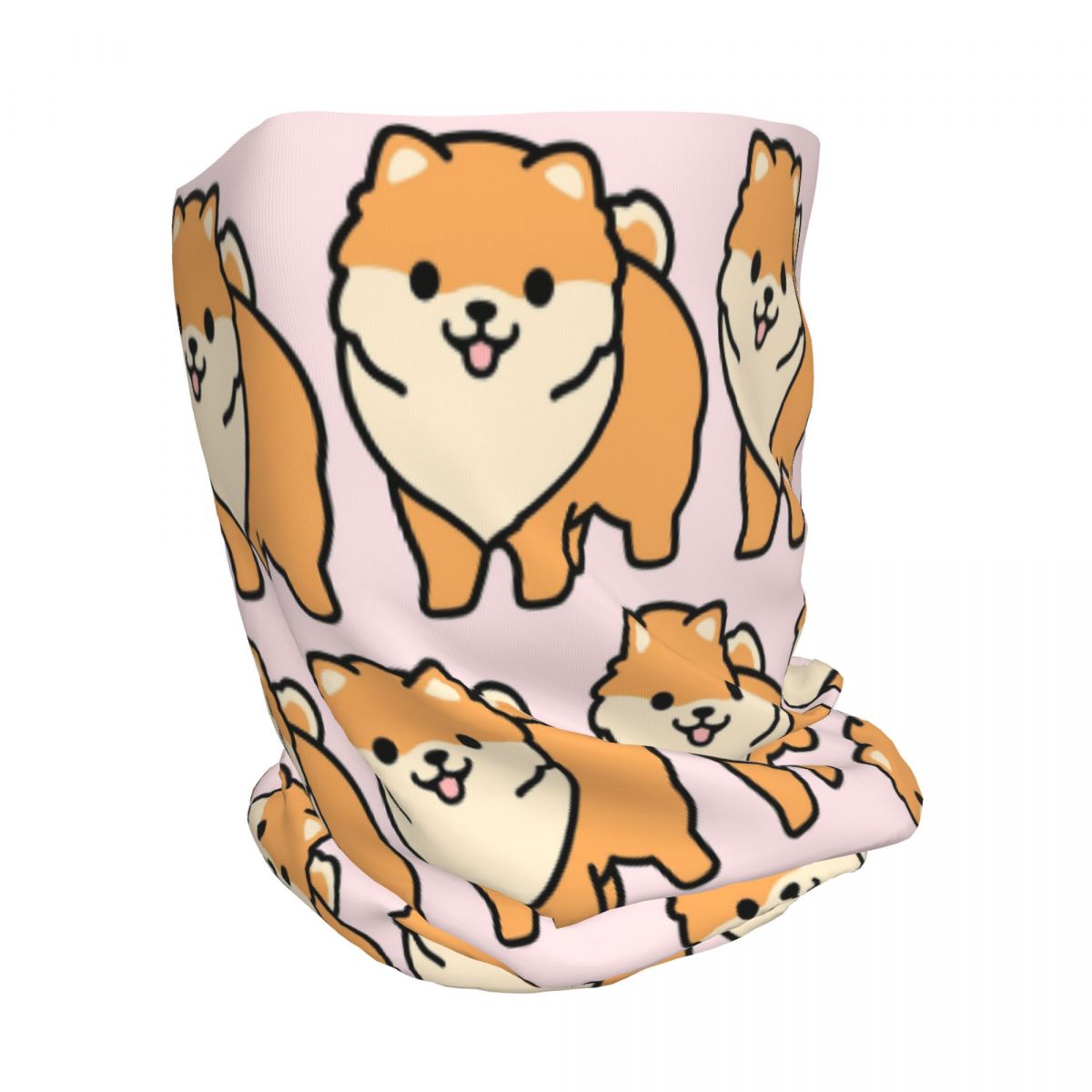 Pomeranian Bandana Neck Gaiter - Knit Beanie Hat Warm avaliação e preço