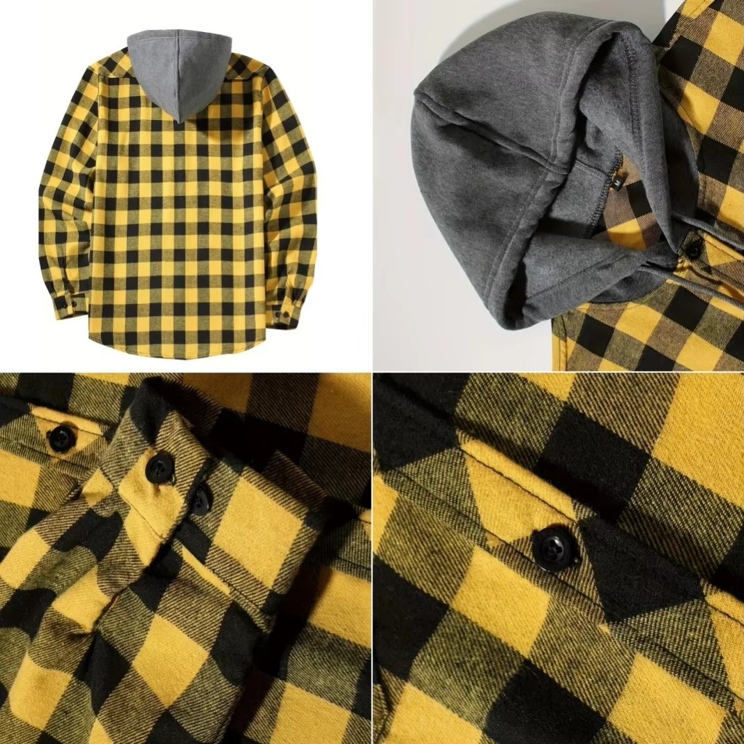 Men's Business Spring And Autu - Flannel Shirt Lined avaliação e preço