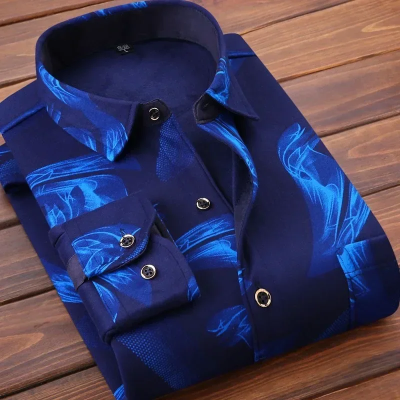 2025 Men's Winter Warm Long Sl - Flannel Shirt Lined avaliação e preço