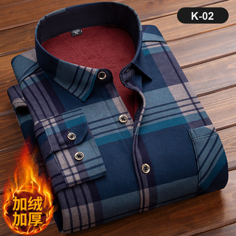 Men's Long Sleeve Plaid Shirt, - Flannel Shirt Lined avaliação e preço