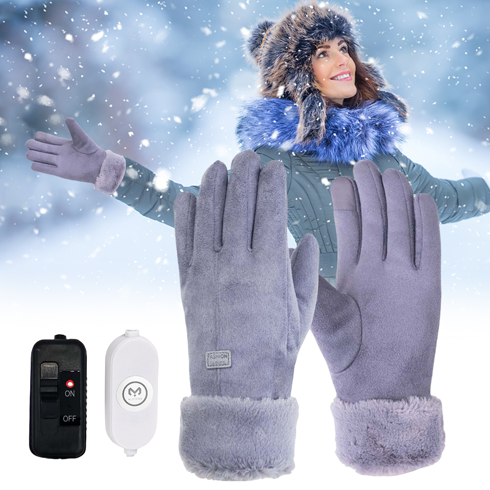 Electric Warm Gloves 3 Gear Ad - Touch Screen Gloves avaliação e preço