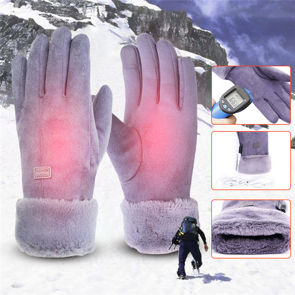 Electric Warm Gloves 3 Gear Ad - Touch Screen Gloves avaliação e preço