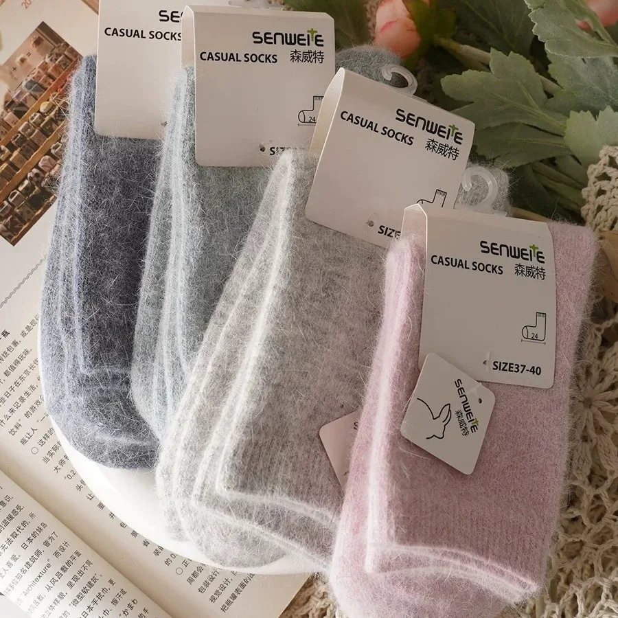Thickened Wool & Rabbit Hair M - Thermal Sock Wool avaliação e preço