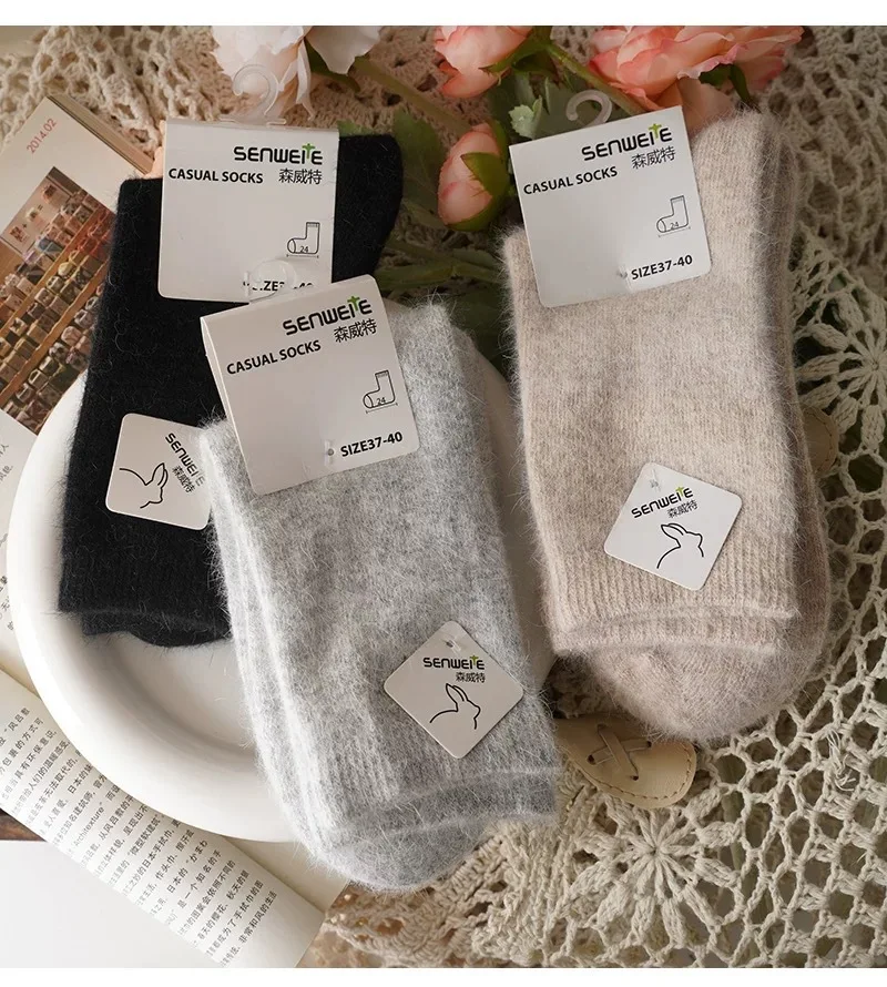 Thickened Wool & Rabbit Hair M - Thermal Sock Wool avaliação e preço