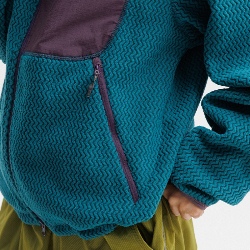 Stay Cozy Outdoors: Unisex Qui - Sherpa Hoodie Fleece avaliação e preço