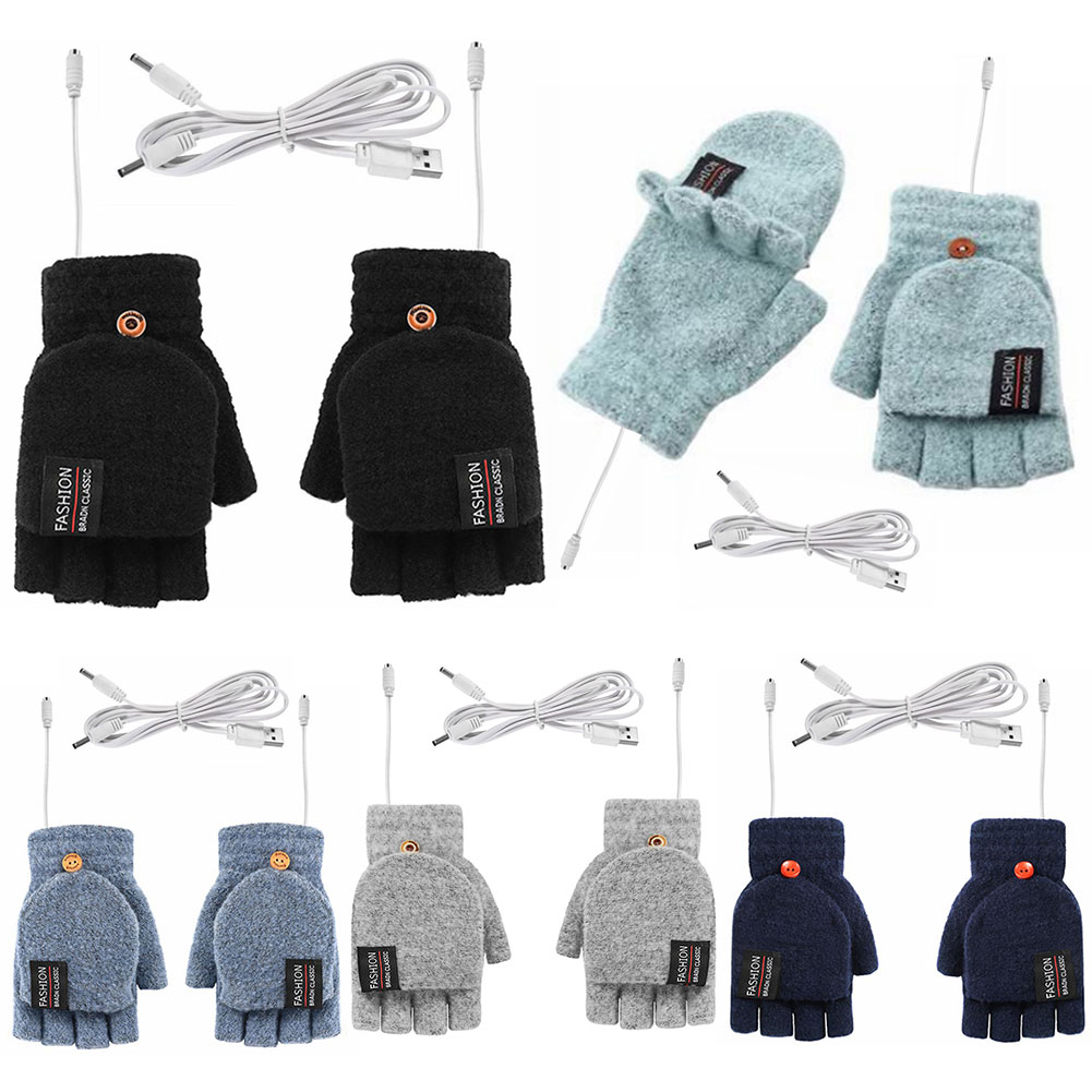 USB Electric Heated Gloves Adj - Touch Screen Gloves avaliação e preço