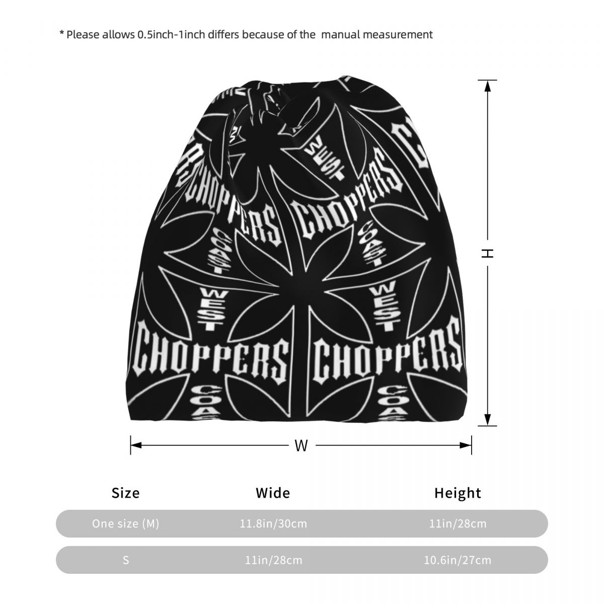 Personalized West Coast Iron C - Knit Beanie Hat Warm avaliação e preço