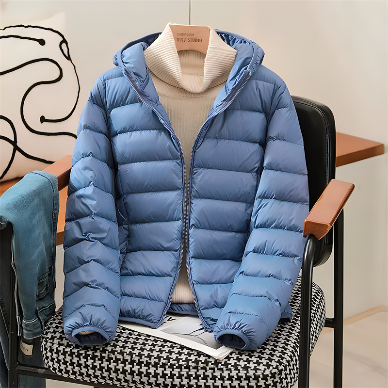 Plus Size Women Hooded Korean  - Down Jacket Packable avaliação e preço