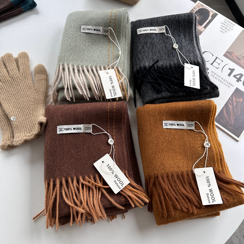 Elegant Good Quality 100% Wool - Wool Scarf Men avaliação e preço