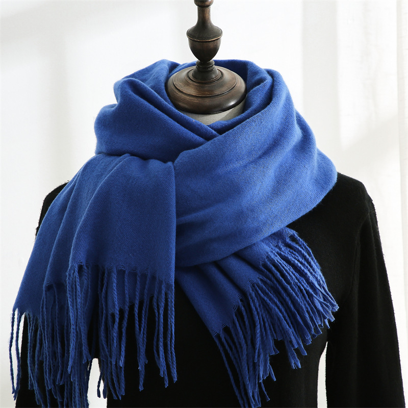 Fashion Scarf Man Winter Warm  - Wool Scarf Men avaliação e preço
