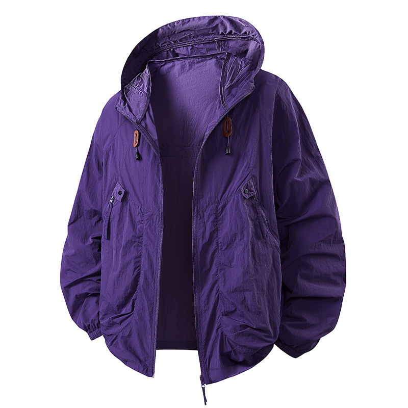 UPF50+ New Fashion Men Summer  - Down Jacket Packable avaliação e preço