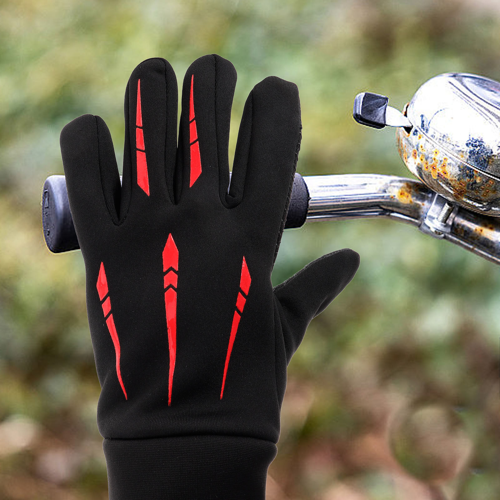 1 Pair Windproof Waterproof Mo - Touch Screen Gloves avaliação e preço
