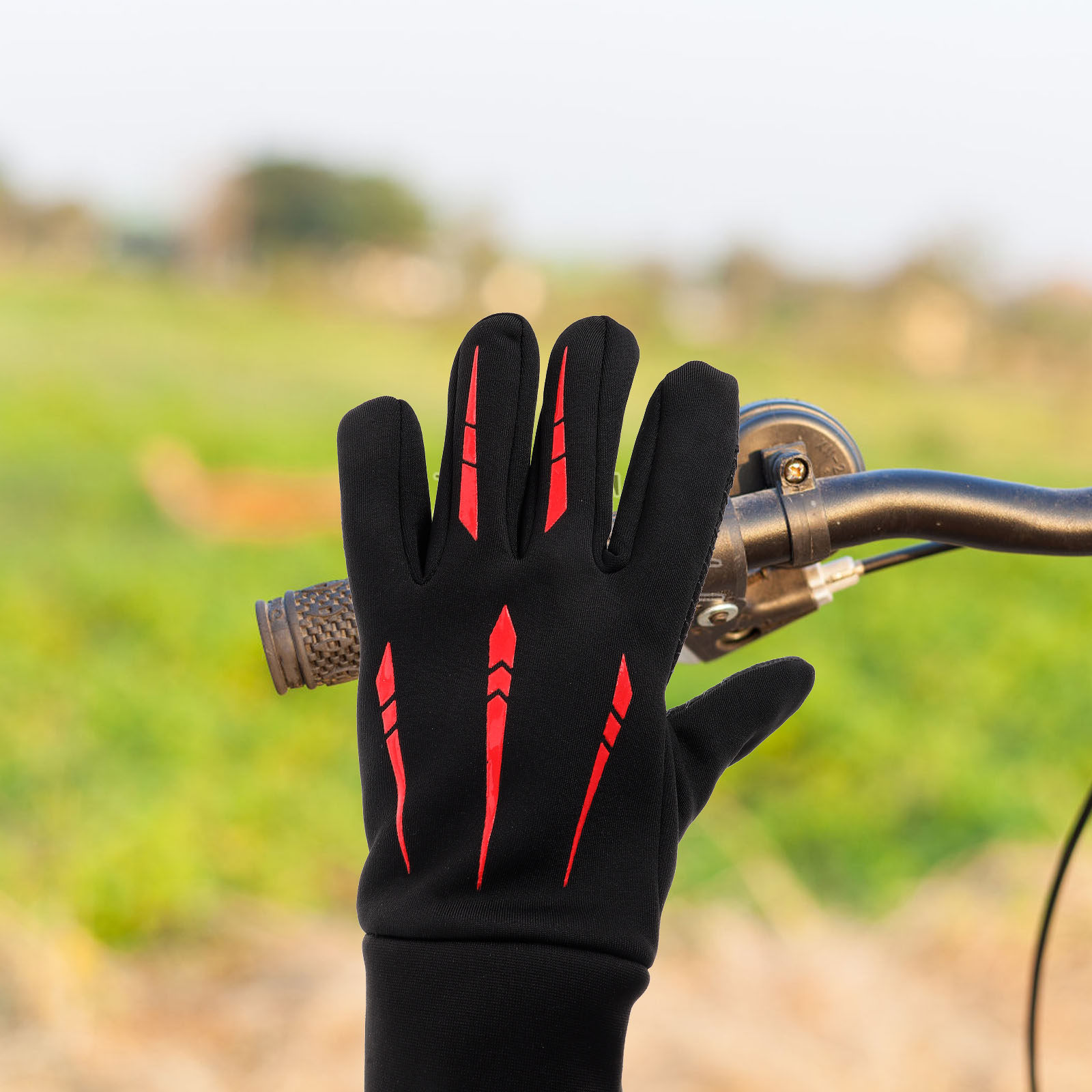 1 Pair Windproof Waterproof Mo - Touch Screen Gloves avaliação e preço
