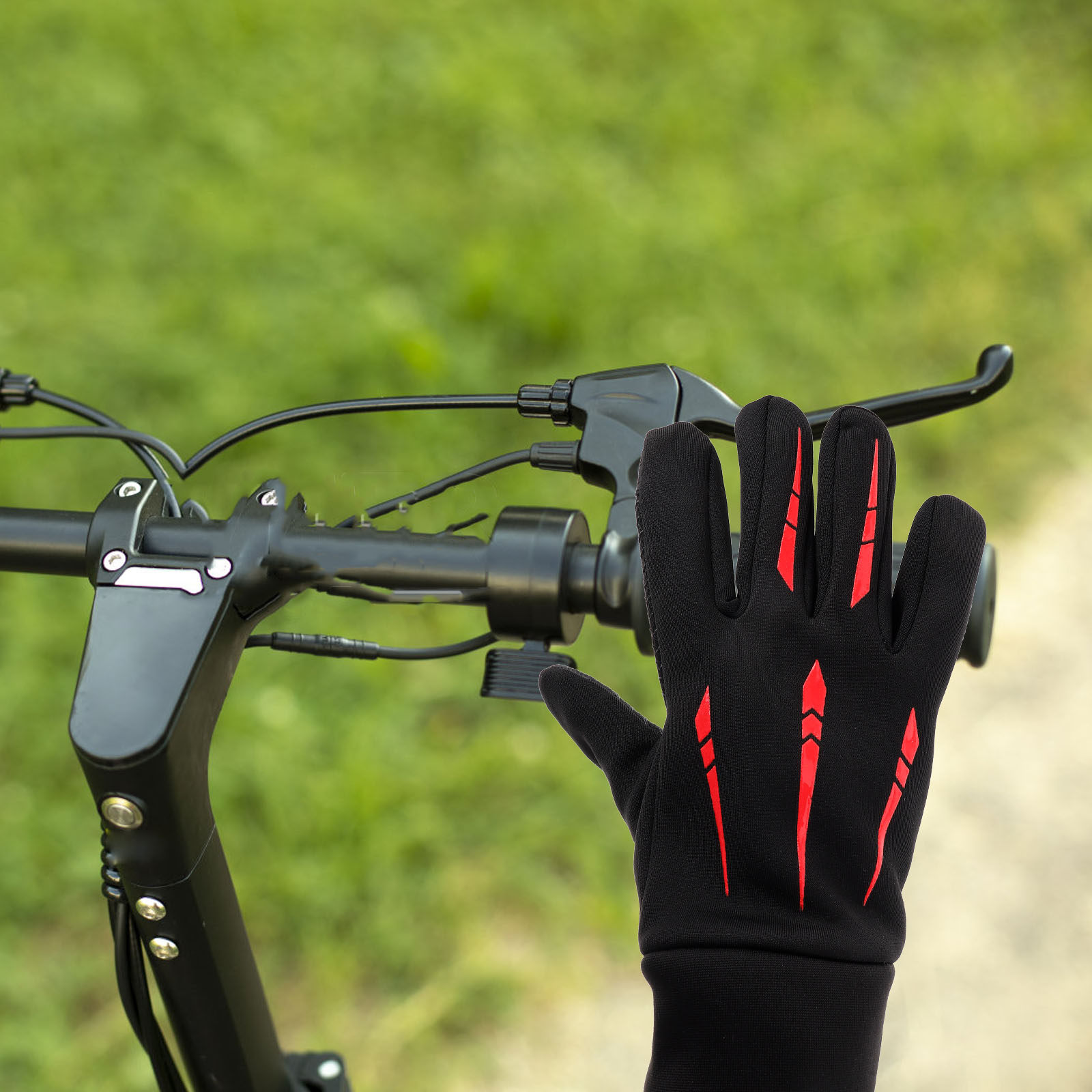 1 Pair Windproof Waterproof Mo - Touch Screen Gloves avaliação e preço