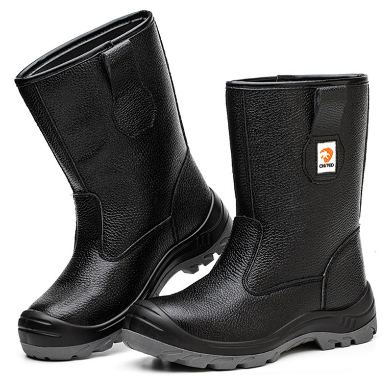 Male Mid calf leather protecti - Waterproof Winter Boot avaliação e preço