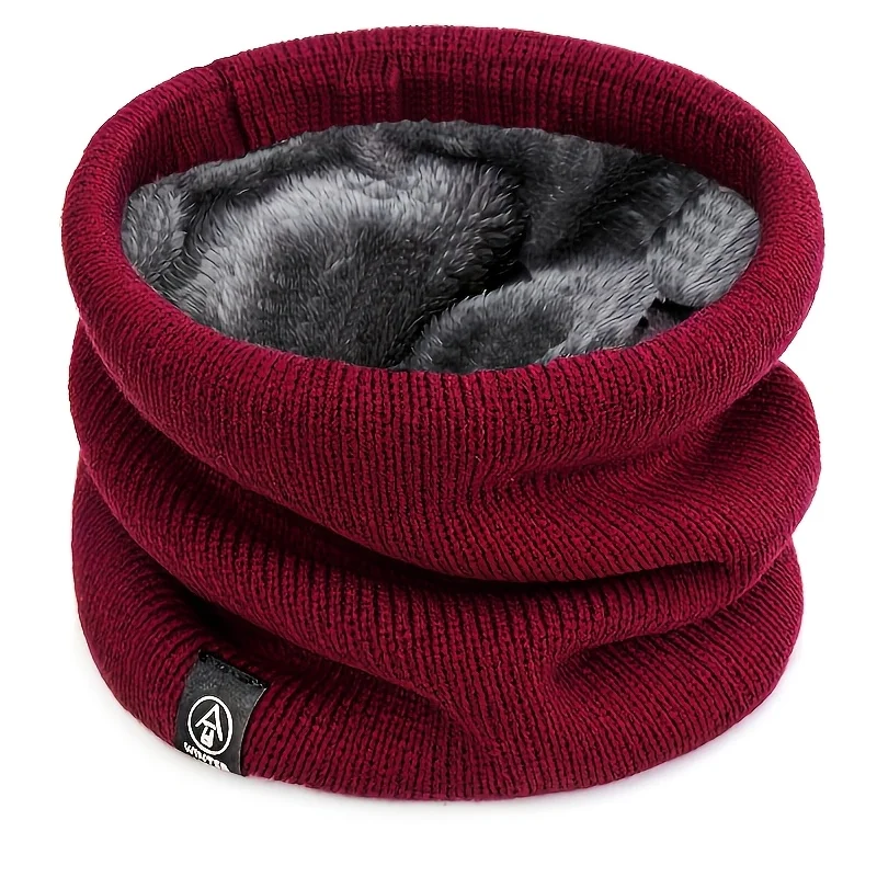 Winter Neck Warmer Scarf Fleec - Neck Gaiter Fleece avaliação e preço