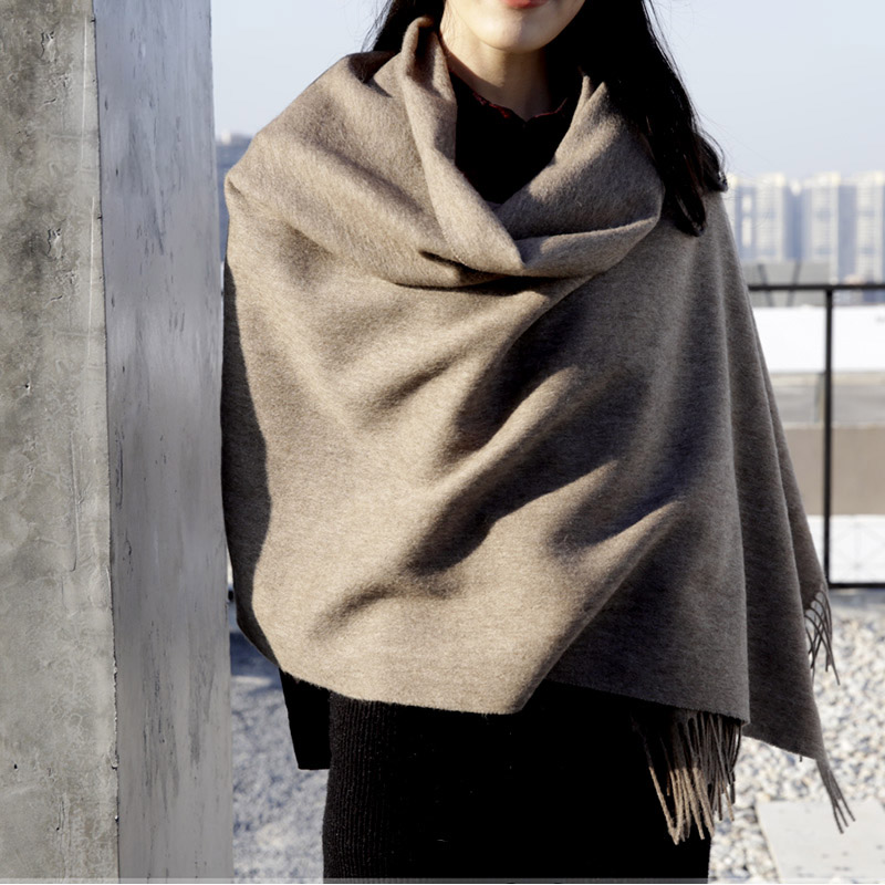 Wool Winter Scarf Women Fashio - Shawl Wrap Winter avaliação e preço
