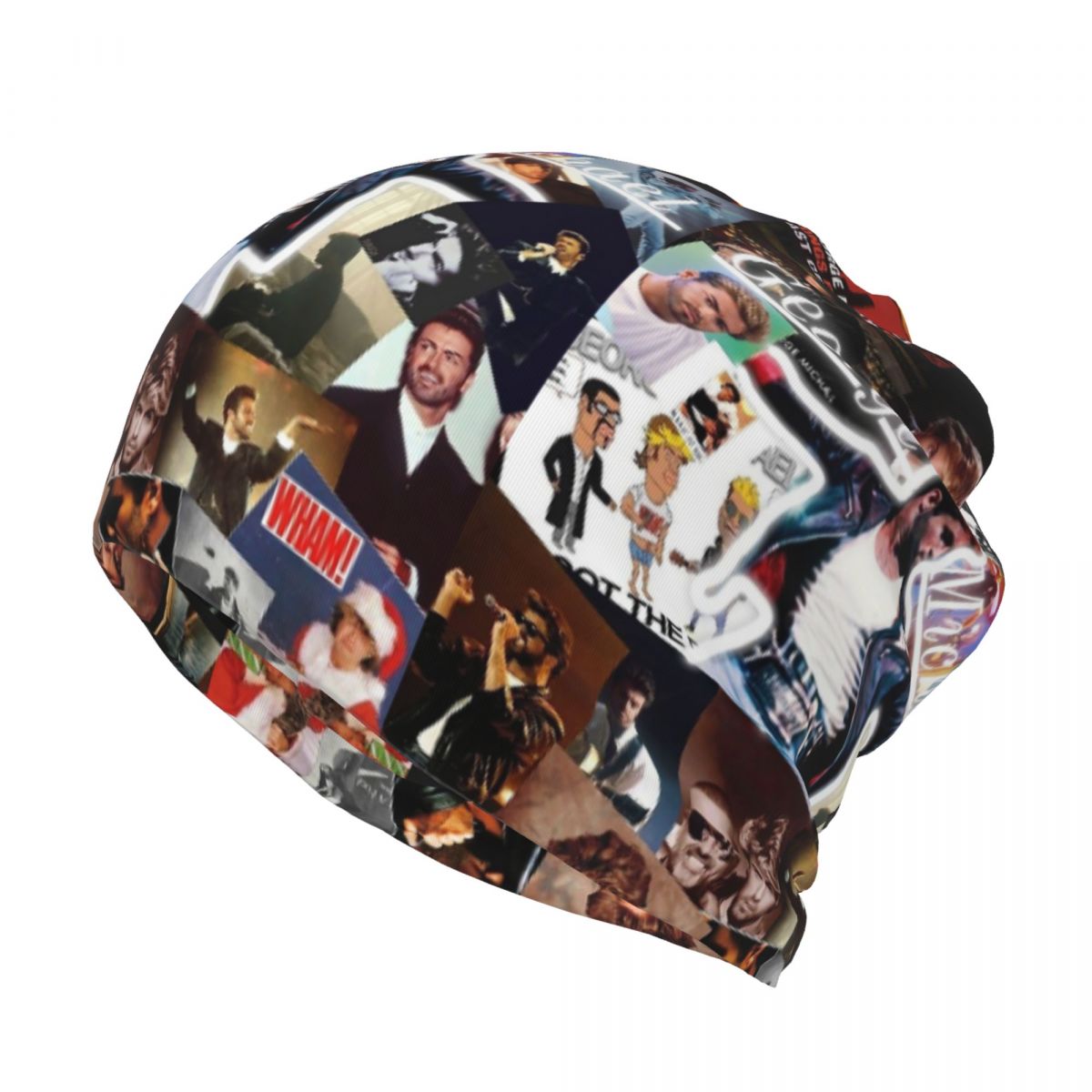 George Michael Bandana Neck Co - Knit Beanie Hat Warm avaliação e preço