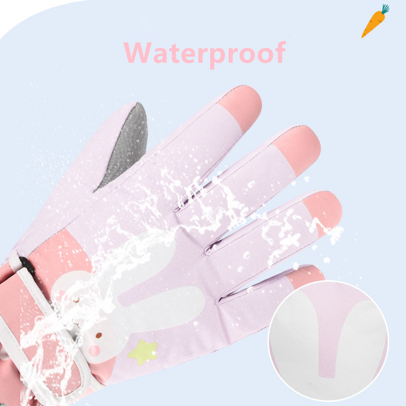 Kids Winter Snow Ski Gloves, W - Snow Glove Insulated avaliação e preço