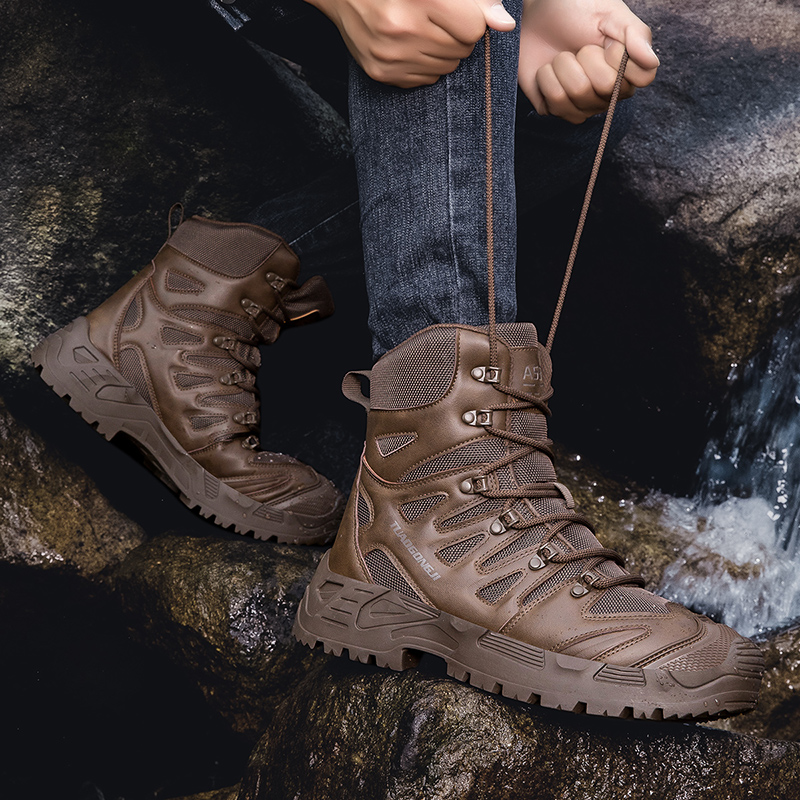 Men's Outdoor Hiking Tactical  - Waterproof Winter Boot avaliação e preço