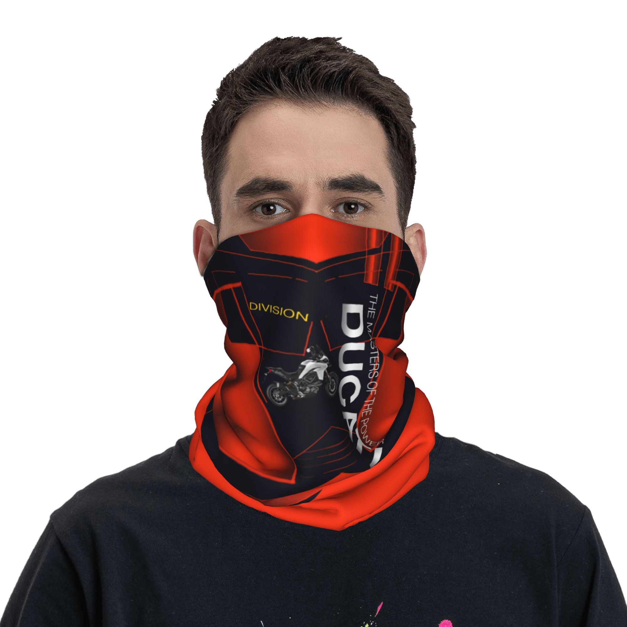 Custom Racing Sprot Ducatis  B - Neck Gaiter Fleece avaliação e preço