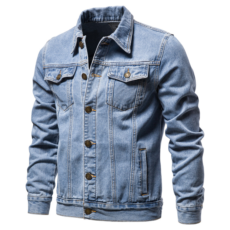 2025 Autumn Men Solid Denim Ja - Down Jacket Packable avaliação e preço