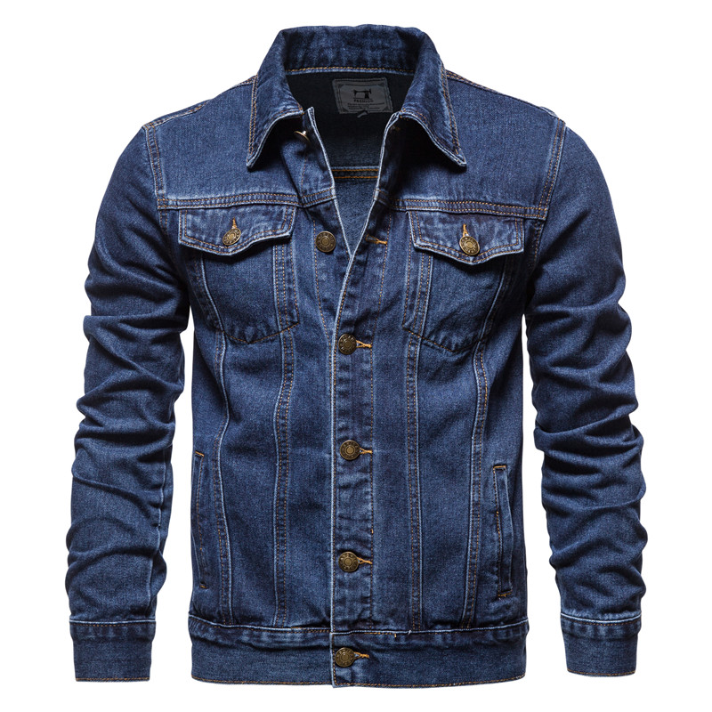 2025 Autumn Men Solid Denim Ja - Down Jacket Packable avaliação e preço