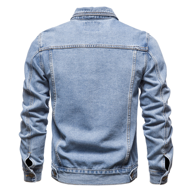 2025 Autumn Men Solid Denim Ja - Down Jacket Packable avaliação e preço
