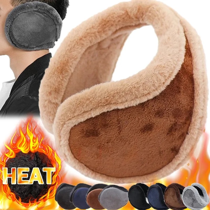 Thicken Fur Earmuffs Men Women - Winter Headband Fleece avaliação e preço