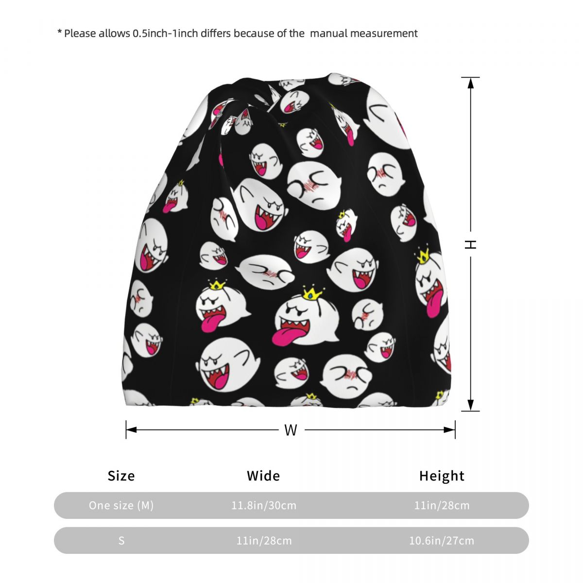 King Boo Bandana Neck Gaiter M - Knit Beanie Hat Warm avaliação e preço