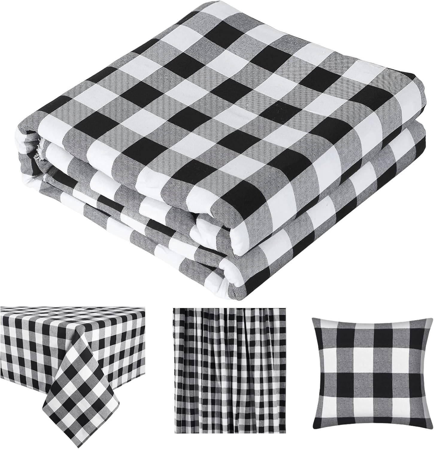 Christmas Plaid Fabric for DIY - Flannel Shirt Lined avaliação e preço
