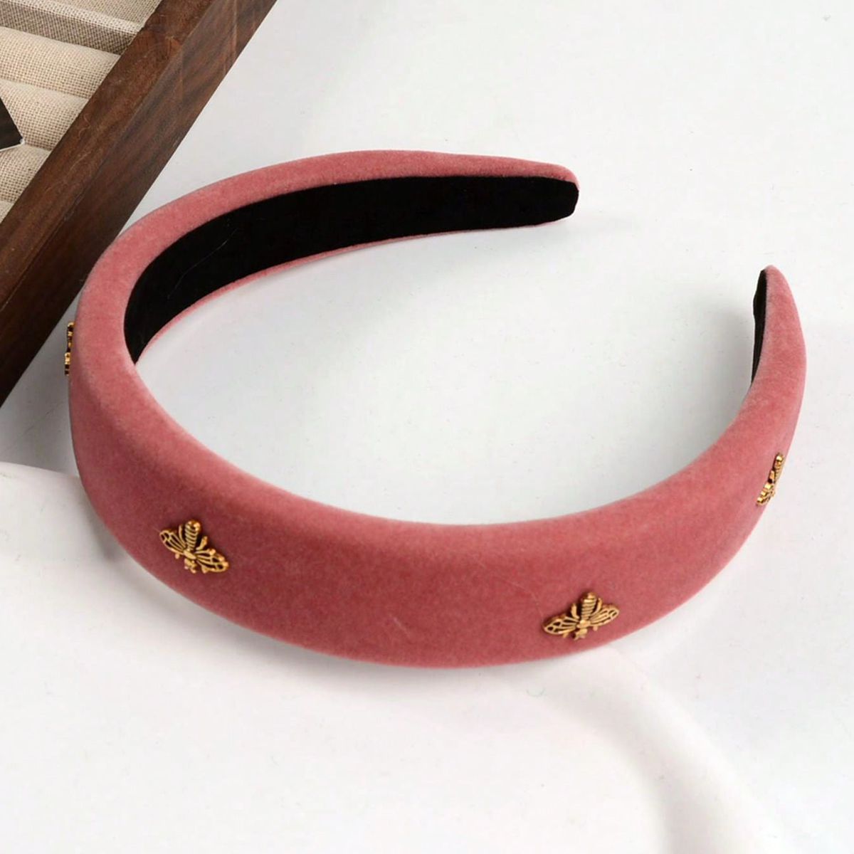 Little Bee Black Velvet Headba - Winter Headband Fleece avaliação e preço