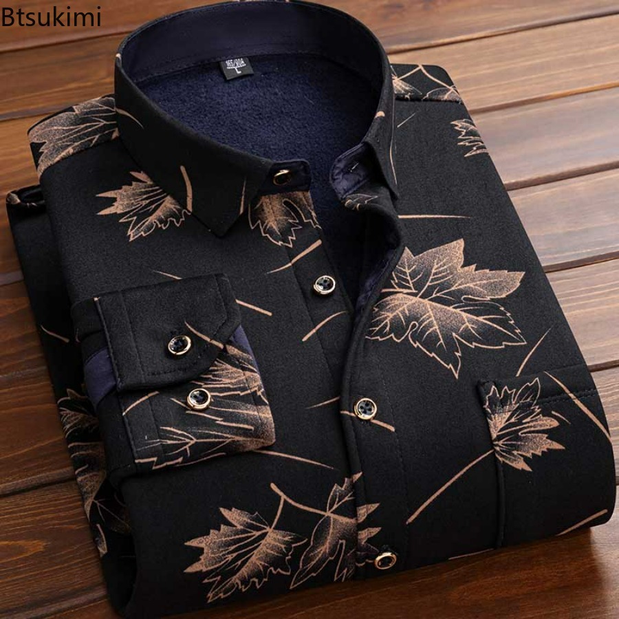 Flannel Men Shirt 2026 Autumn  - Flannel Shirt Lined avaliação e preço