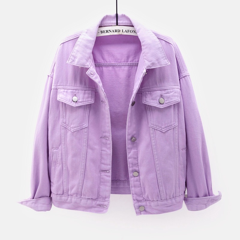 Solid Short Women's Denim Coat - Down Jacket Packable avaliação e preço