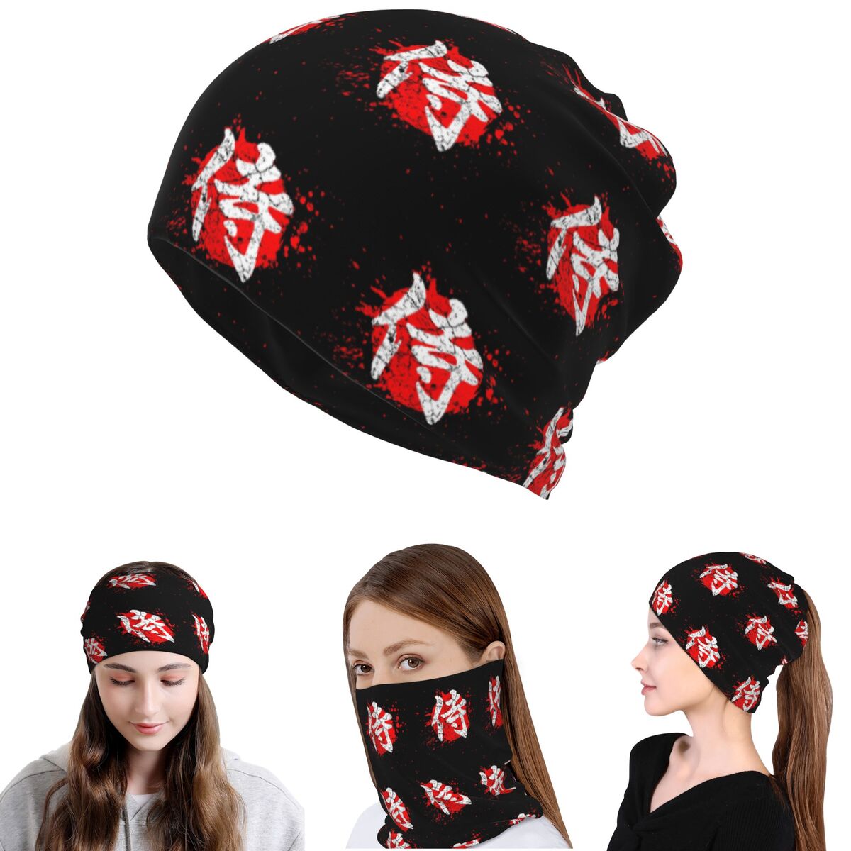 Japanese Bushido Samurai Chara - Knit Beanie Hat Warm avaliação e preço